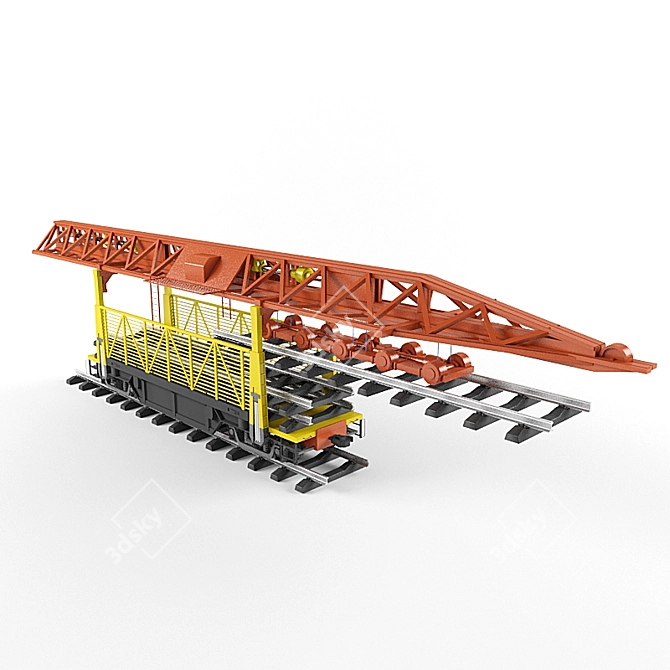 Rail Stacker 3D model image 1