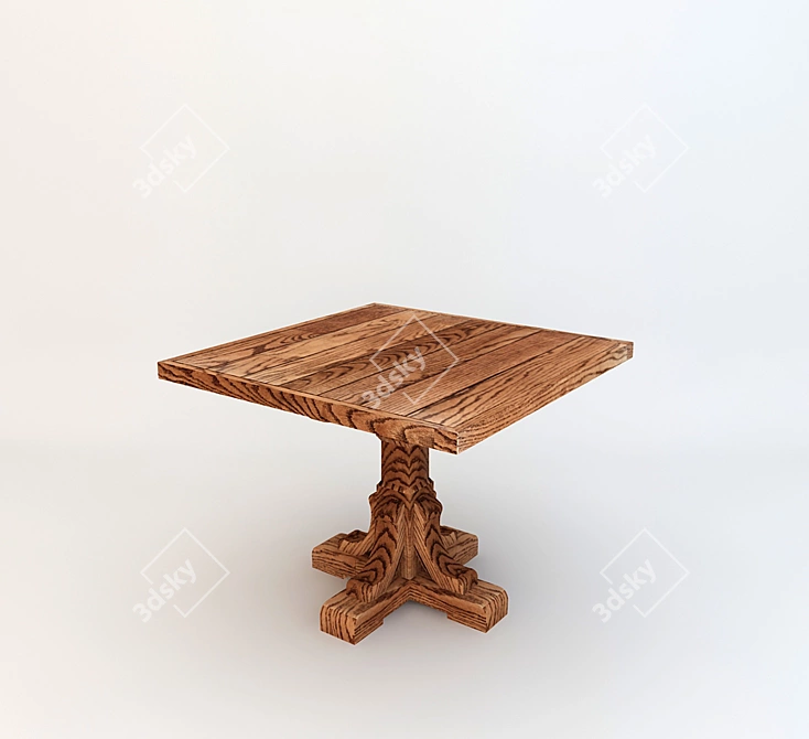 Pub Table for One 3D model image 1