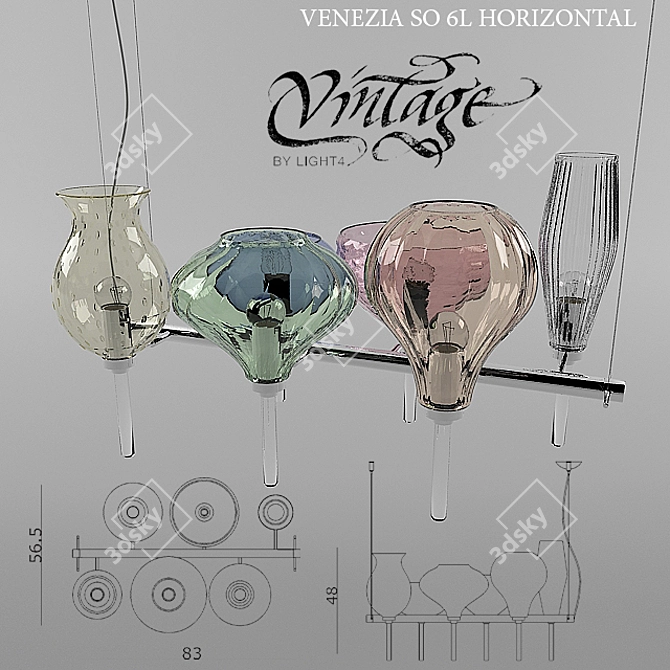 Timeless Elegance: VENEZIA SO 6L 3D model image 1