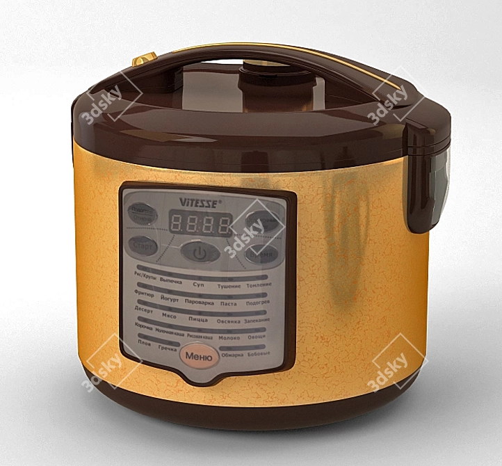 Versatile Vitess-593 Multicooker 3D model image 1