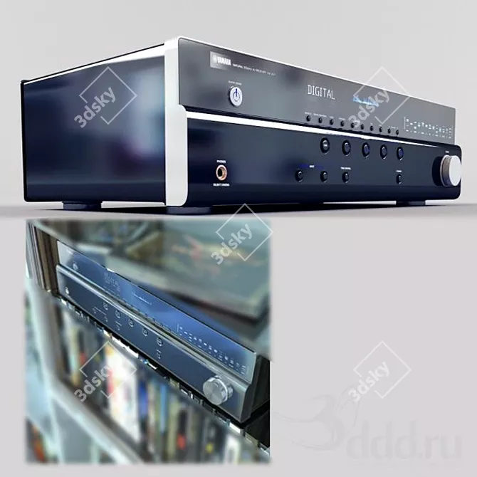 Powerful Yamaha Sound System 3D model image 1