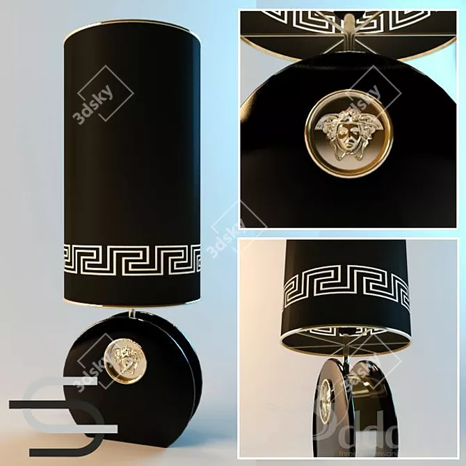 Luxury Versace Home Lamp 3D model image 1