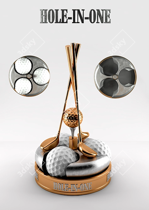 Winner's Hole in One Souvenir 3D model image 1