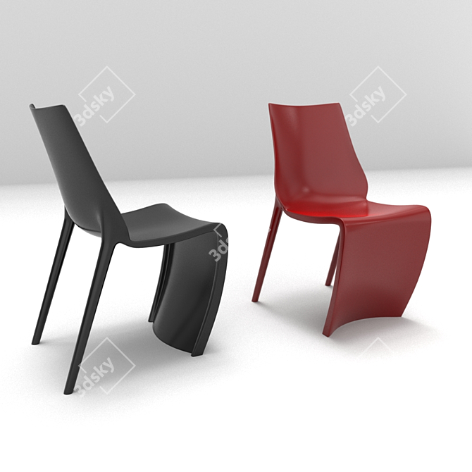 Smart Throne: 845x470x571mm 3D model image 1