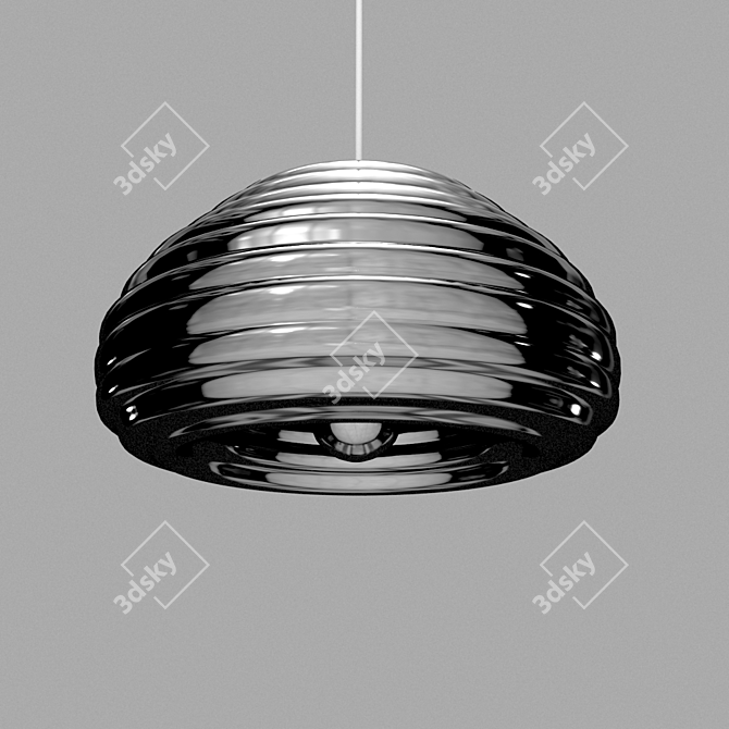 Vintage Splugen Brau Lamp 3D model image 1