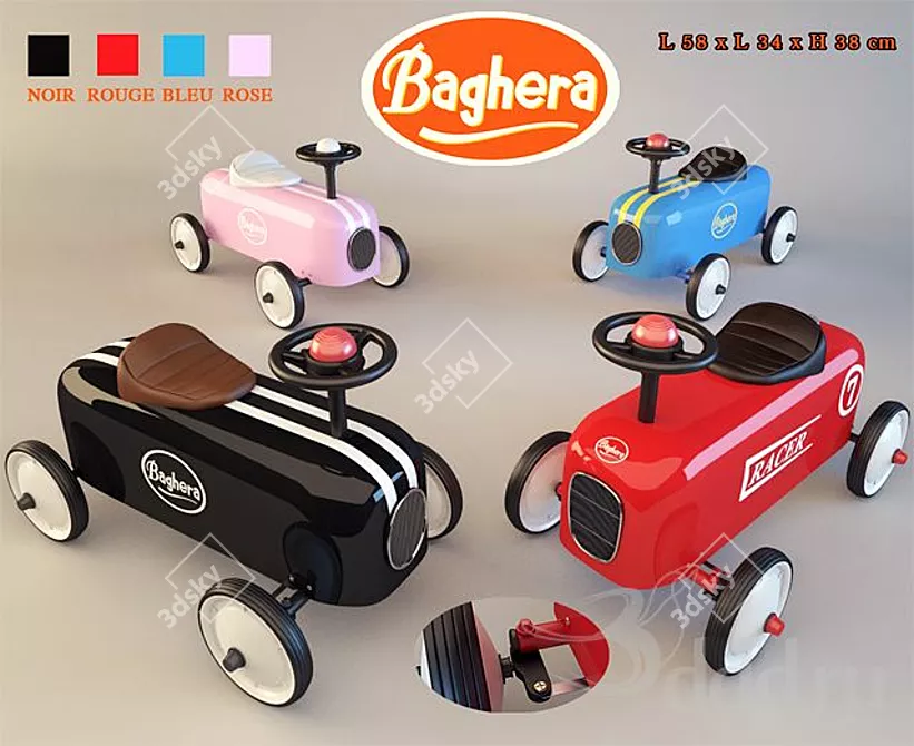 Speedy Baghera Racer Toys 3D model image 1