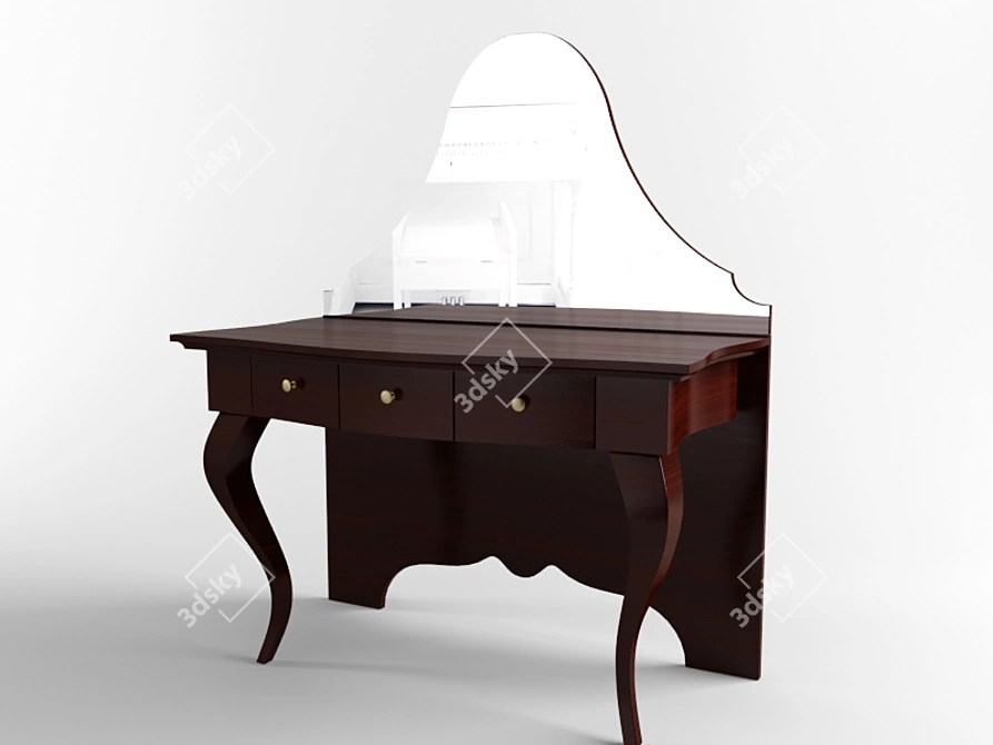 Elegant Camaleon Console Stand 3D model image 1