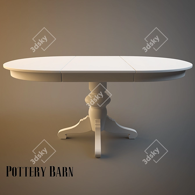 TIVOLI Extendable Dining Table 3D model image 1