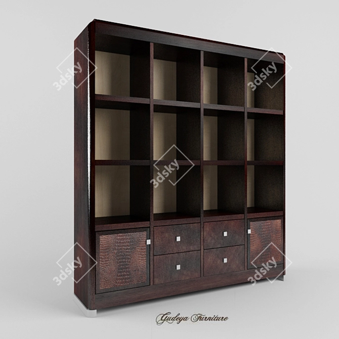 Elegant Gudeya Cabinet 3D model image 1