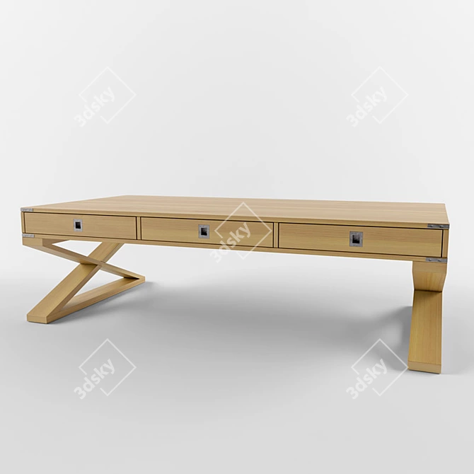 Elegant Console Wisconsin: 3D Model 3D model image 1