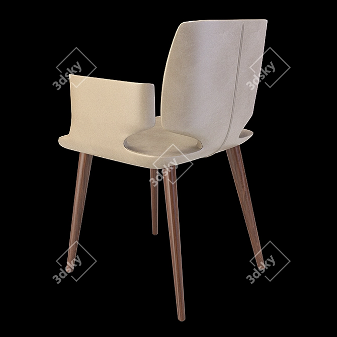 Team 7 Aye Chair: Sleek and Satisfying 3D model image 3