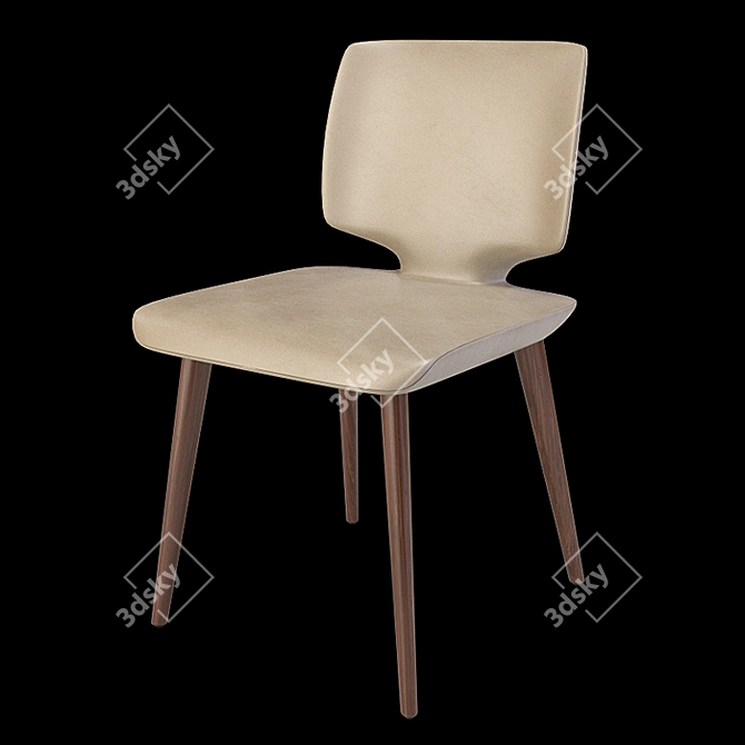 Team 7 Aye Chair: Sleek and Satisfying 3D model image 4