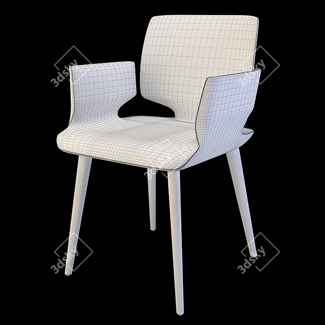 Team 7 Aye Chair: Sleek and Satisfying 3D model image 5