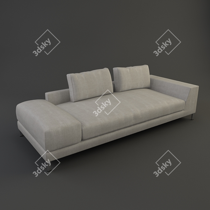 Luxury Comfort: Minotti Hamilton Islands 3D model image 1