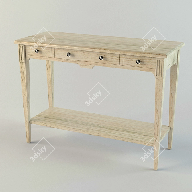 Elegant Emma Vanity Set 3D model image 1