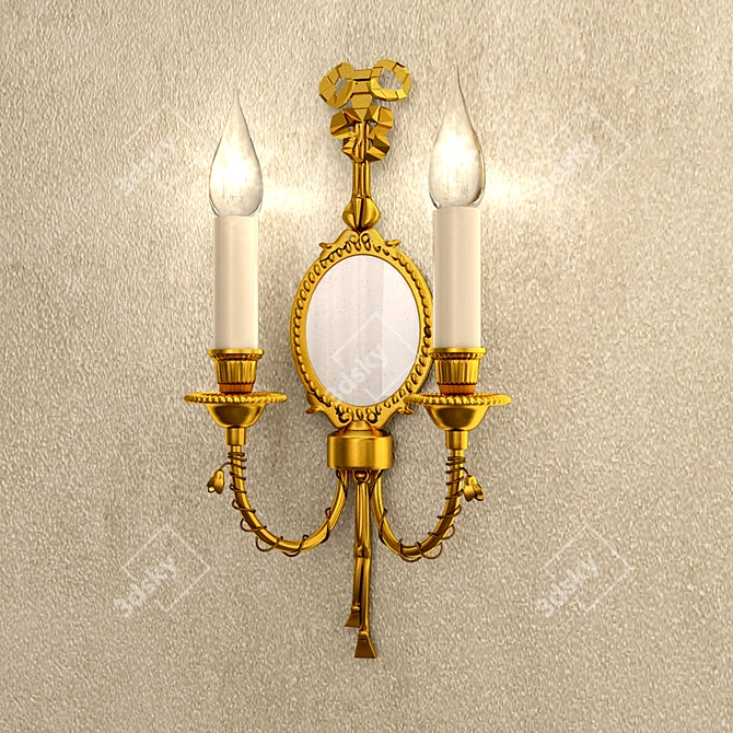 Classic Style Wall Sconce 3D model image 1