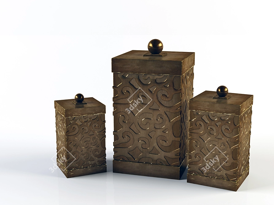 Uttermost Decorative Boxes 3D model image 1