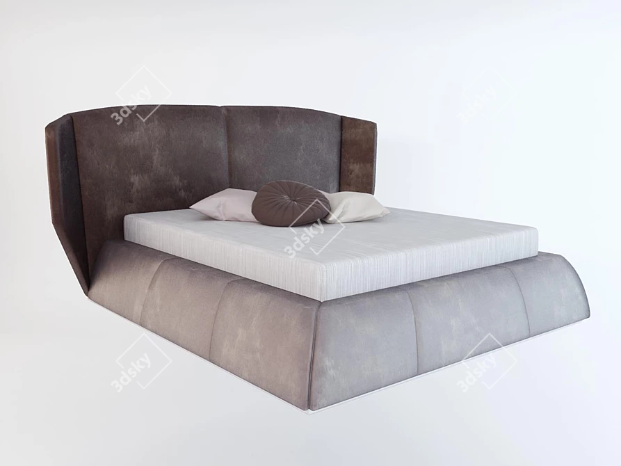 Martin Dolfi Italian Bed 3D model image 1