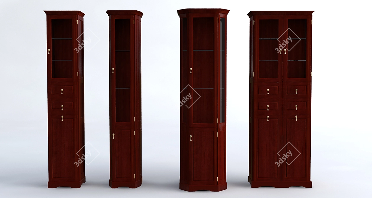 Clio Collection: Modern & Stylish Cabinets 3D model image 1