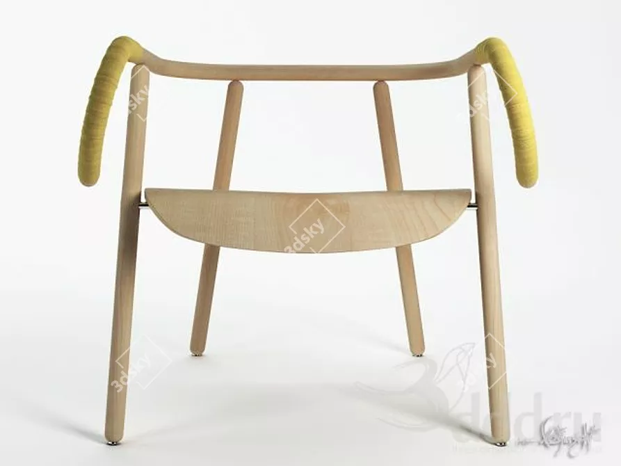 Elegant Tour Chair | Realistic Design 3D model image 1