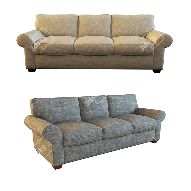 Timeless Elegance: Classic Sofas 3D model image 1