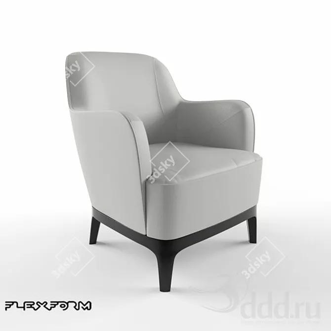 Flexform Lysandre: Modern 3D Furniture 3D model image 1