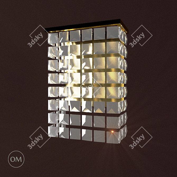 Crystal Bra Pendant Light, OR Illuminazione SRL 3D model image 1