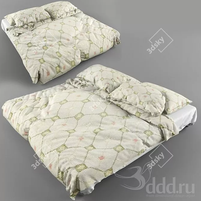 Dreamland Bed Set 3D model image 1