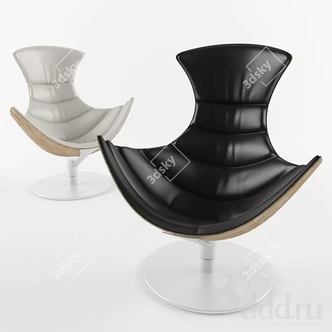 Coastal Comfort Lobster Chair 3D model image 1