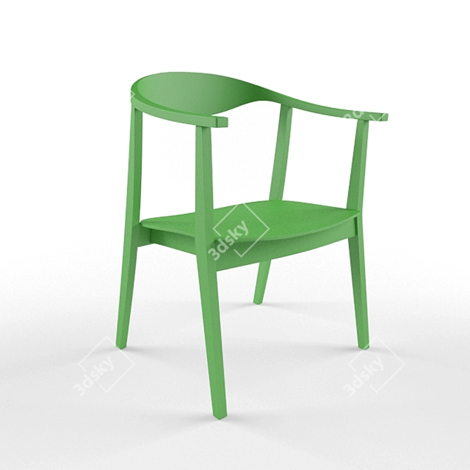 Sleek and Stylish Stockholm Chair 3D model image 1