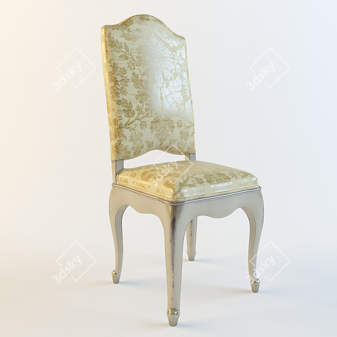 Vintage Selva Chair 3D model image 1