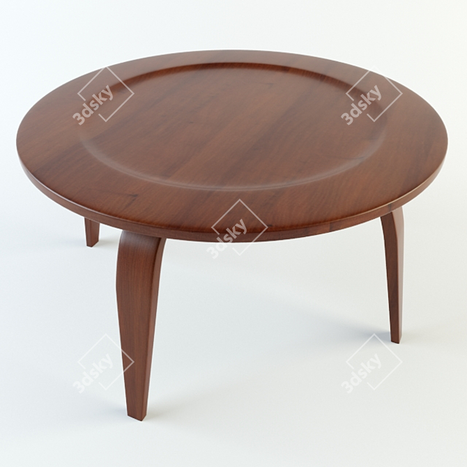 Real Size Coffee Table 3D model image 1