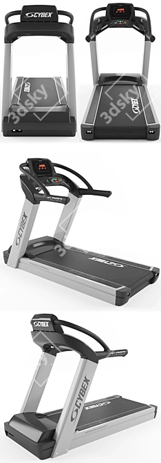 Cybex 770T Treadmill: Compact and Versatile 3D model image 1