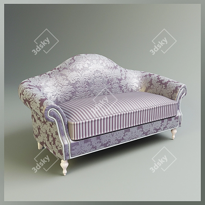 Timeless Elegance: Classic Sofa 3D model image 1