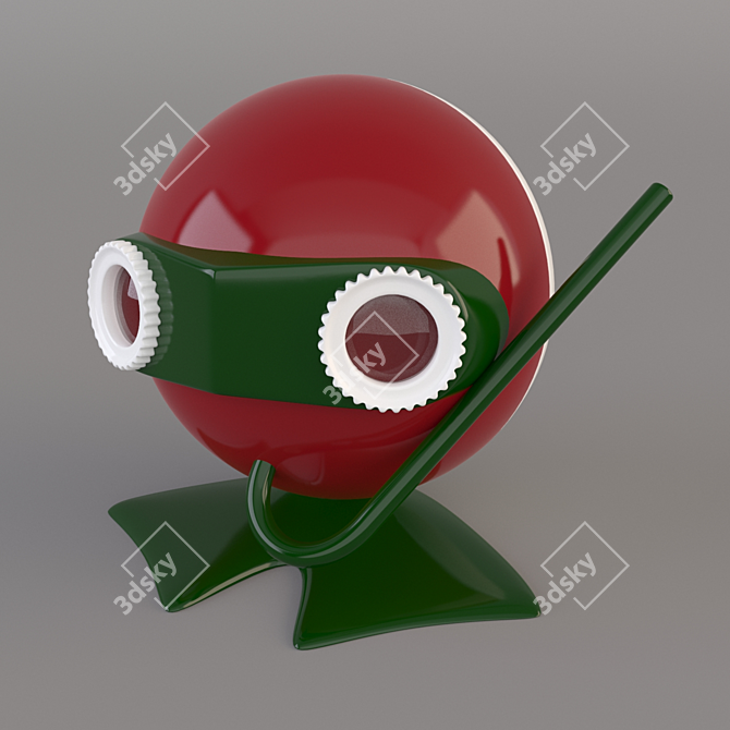 Vintage Soviet Era Decor 3D model image 1