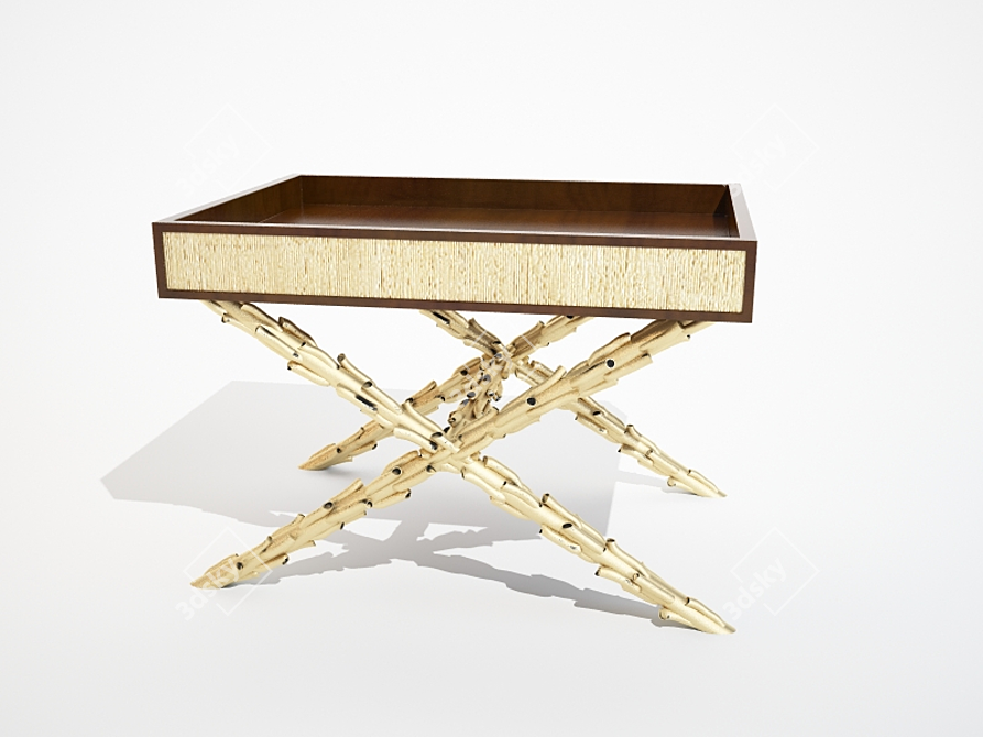 Versatile Tray Table: The Perfect Combination of Style and Function 3D model image 1