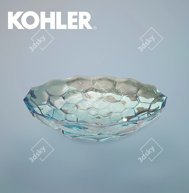 Kohler Briolette Glass Sink 3D model image 1