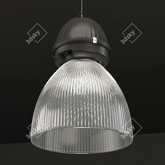 Industrial Lighting HBA: Innovative Technology 3D model image 1