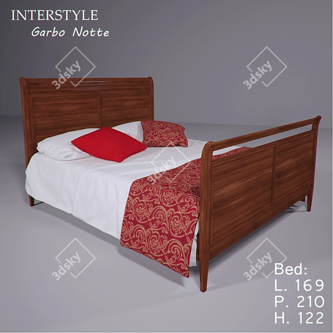 Classic Elegance: Interstyle Garbo Notte 3D model image 1