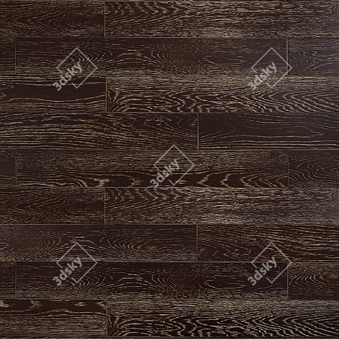 Ashton Oak Dakar Solid Wood 3D model image 1