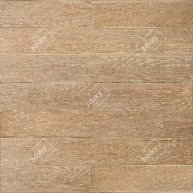 Ashton Oak Marseille: Solid Wood Flooring 3D model image 1