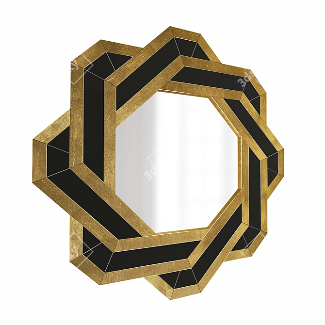 Elegant Knot Mirror 3D model image 1