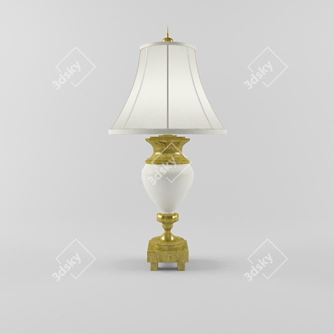 Timeless Elegance: Classic Lamp 3D model image 1