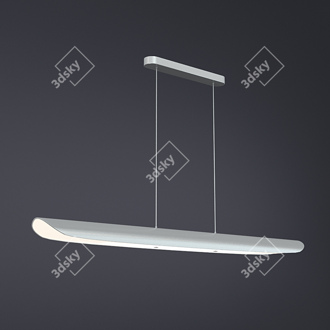 Massive Diony Pendant Light - White Satin 3D model image 1