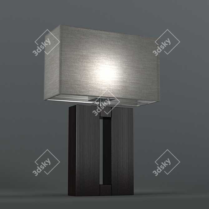 Elegant 60W Searchlight: Height 46mm 3D model image 1