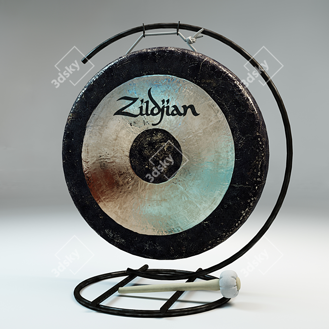 Harmonious Healing Gong 3D model image 1