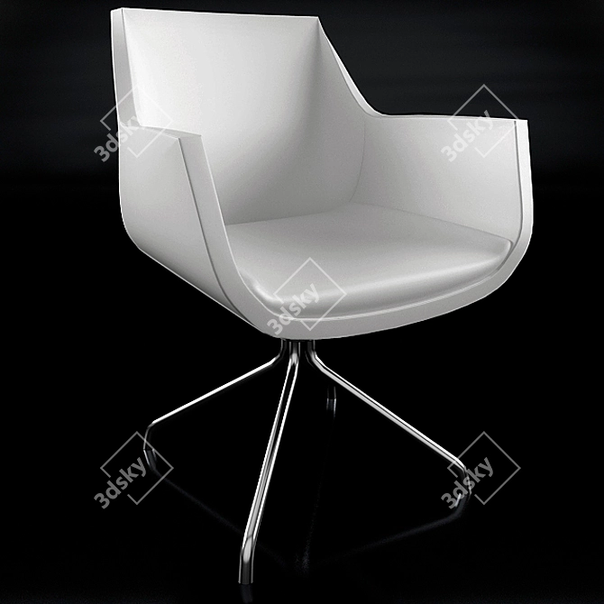 Italian Designer Chair: Stylish and Modern 3D model image 1