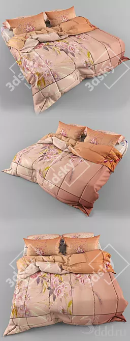 Profi Bed Linen Set 3D model image 1