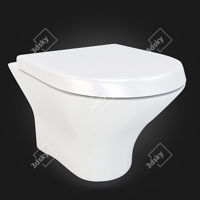 Roca Nexo Hanging Toilet 3D model image 1