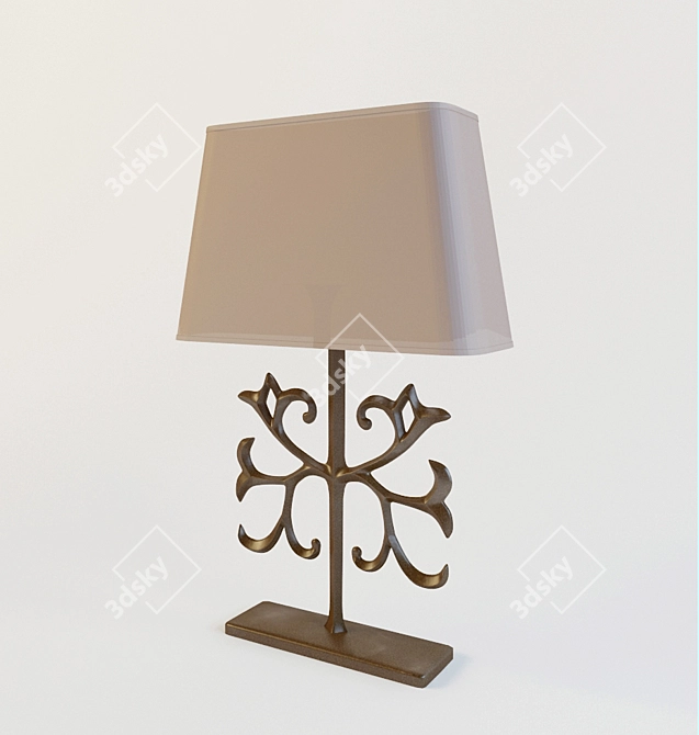 Quirky Desk Lamp, POLKA 3D model image 1